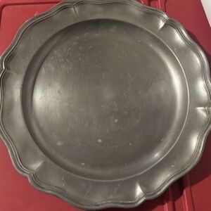 Vintage - Peltro Metalars pewter plate - 1960s